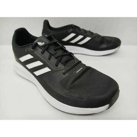adidas Other - Adidas Men's Run Falcon 2.0 Running Shoes FY5943 Core Black White Gray Sz 11